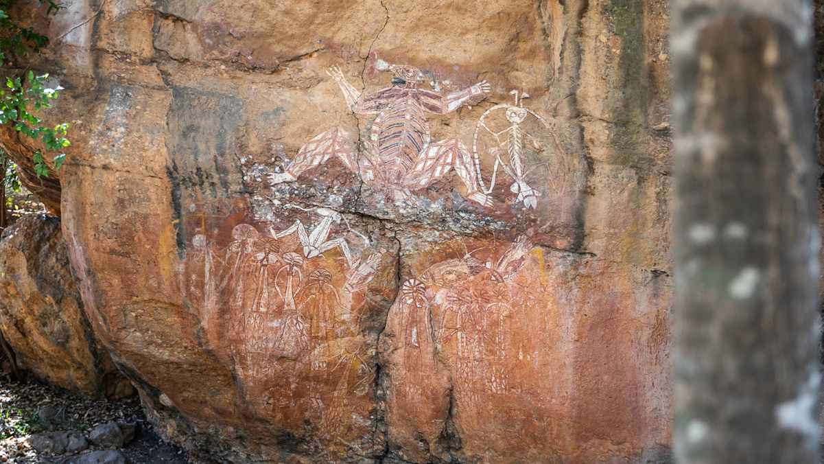 Felsmalereien der Aborigines