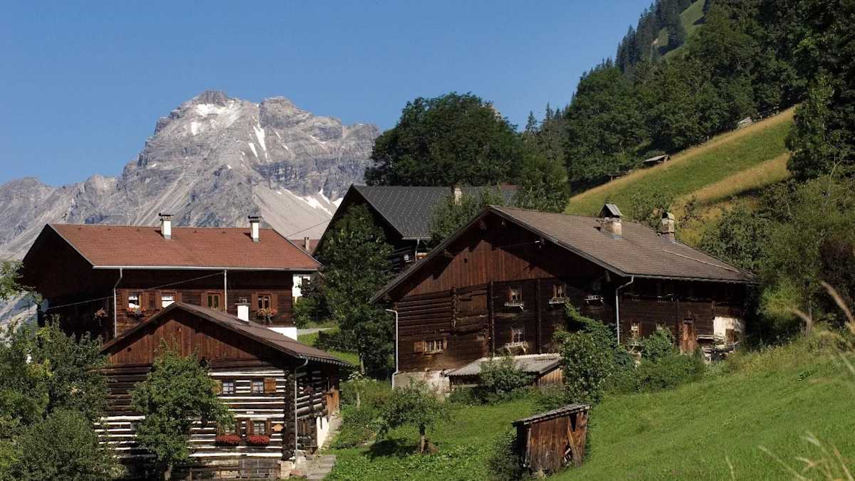 Bauernhäuser in Bschlabs