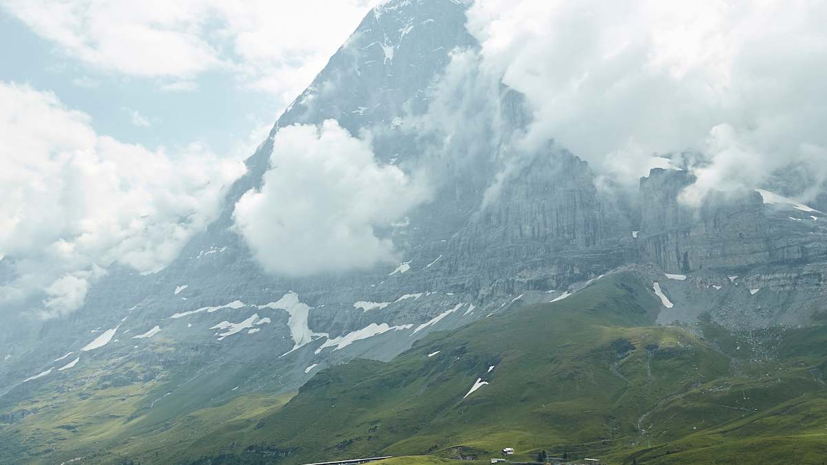 Die imposante Eiger-Nordwand