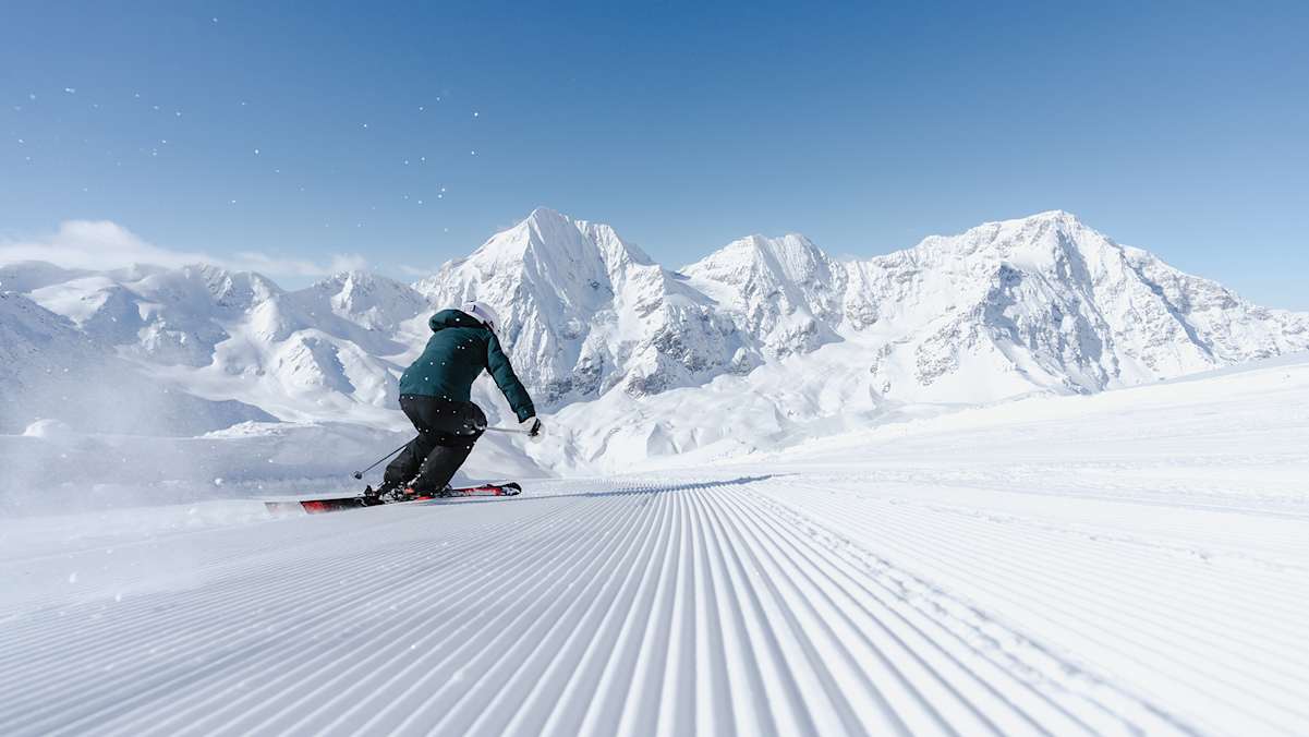 Auf den bestens präparierten Pisten macht das Skifahren gleich doppelt so viel Freude.