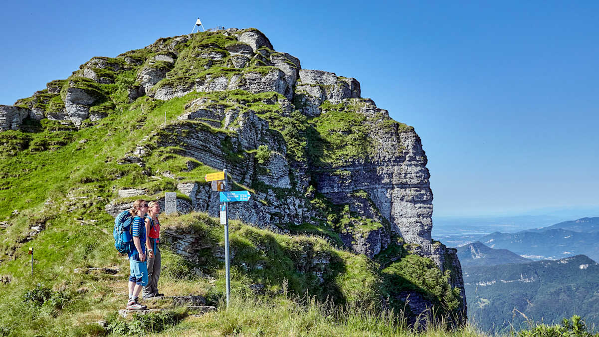 Wanderwege Beschilderung Schweiz Markierung