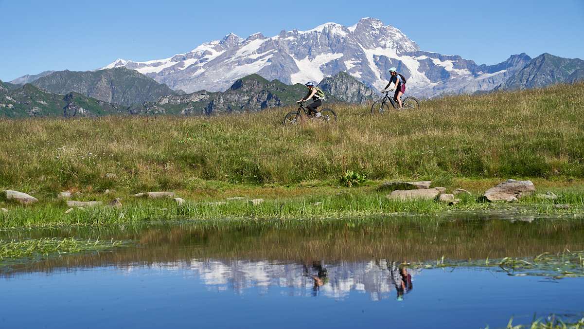 Biken auf der Alpe Pizzo