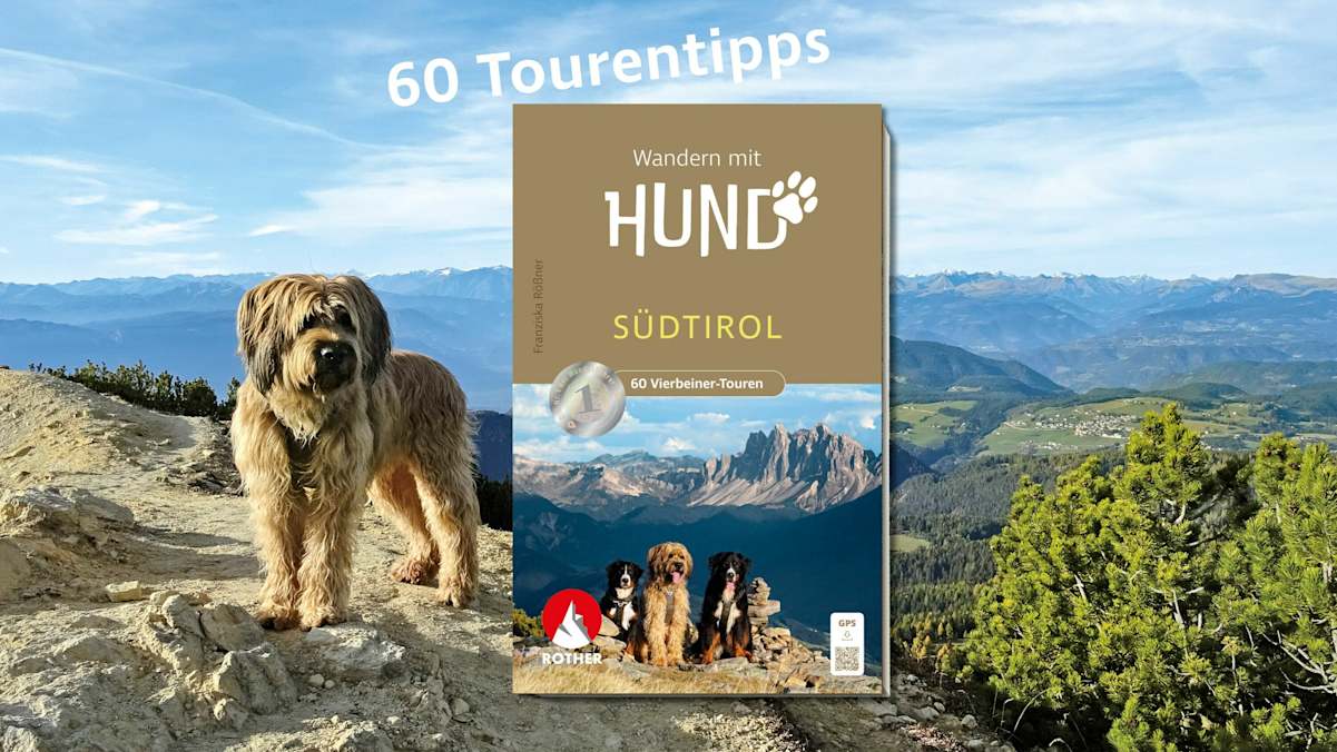 Rother Wanderbuch „Wandern mit Hund – Südtirol“