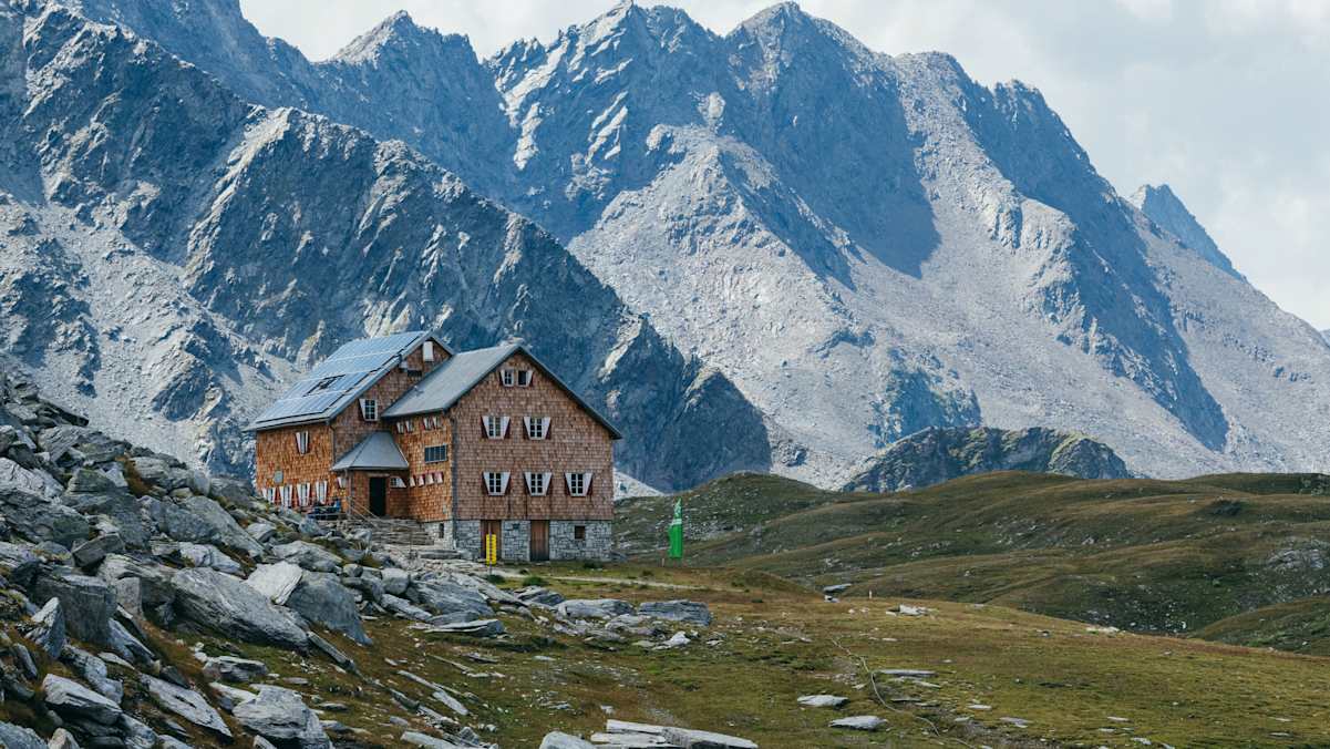Neuen Reichenberger Hütte auf 2.586 m in Osttirol.