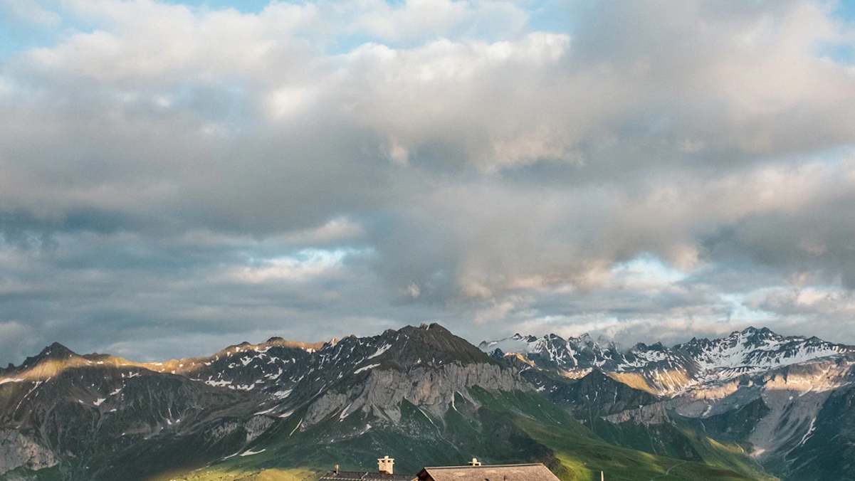 Die Carschinahütte im Schweizer Rätikon