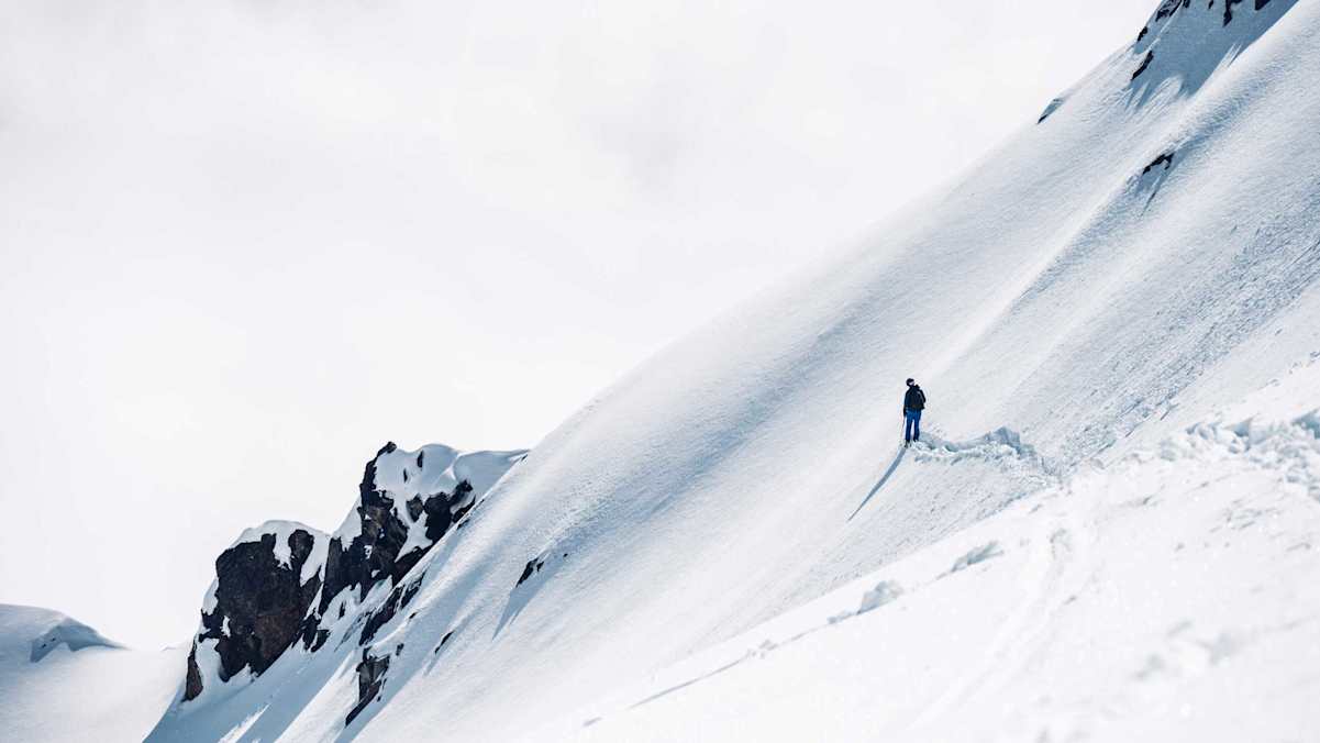 Skitourengeher im Schnee