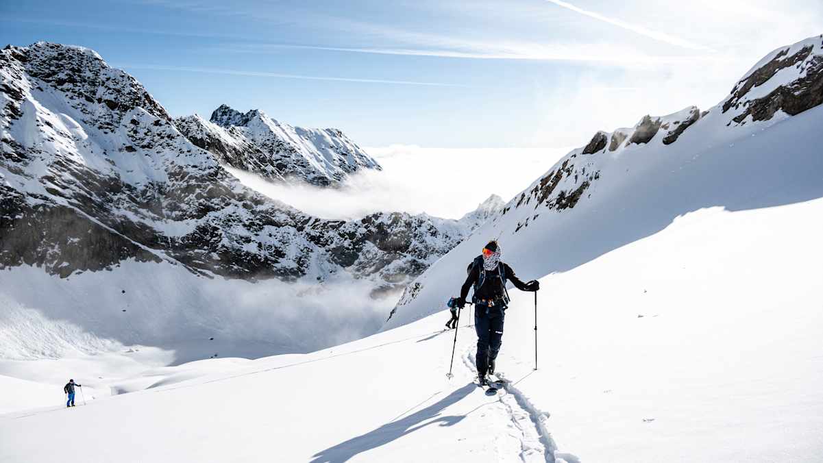 Skitour auf die Hintere Plattenspitze im Stubaital