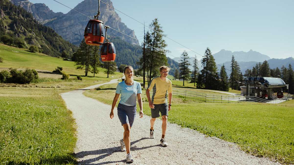 Wandern, Gondel, Alta Badia