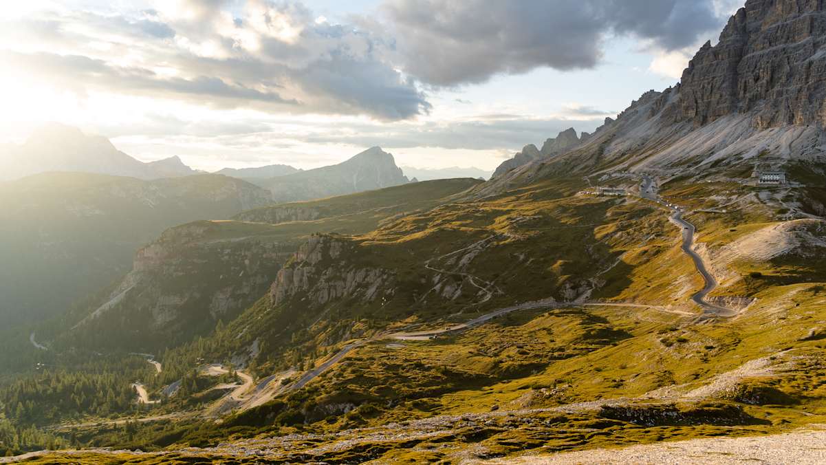 Mautstraße zur Auronzohütte