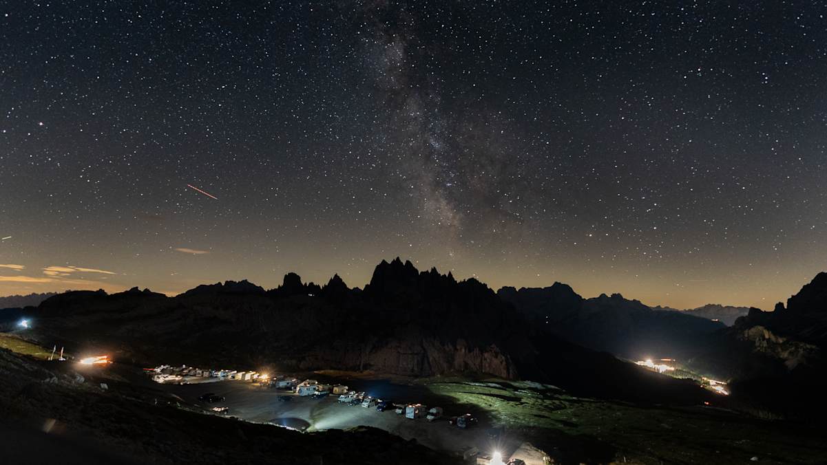 Milchstraße bei der Auronzohütte