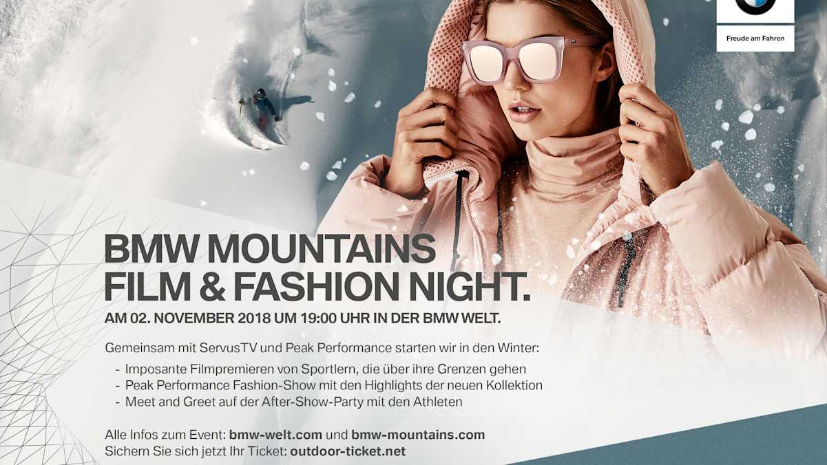 Die BMW Mountains Film und Fashion Night
