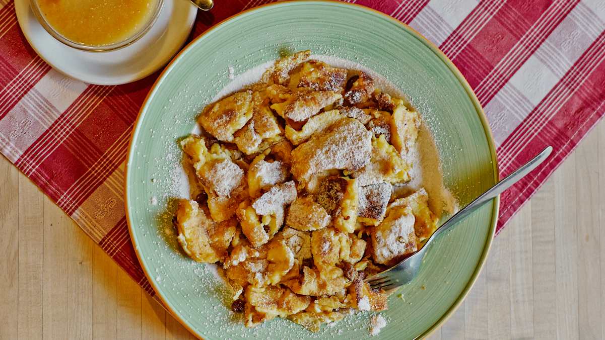 Dampfender Kaiserschmarn.