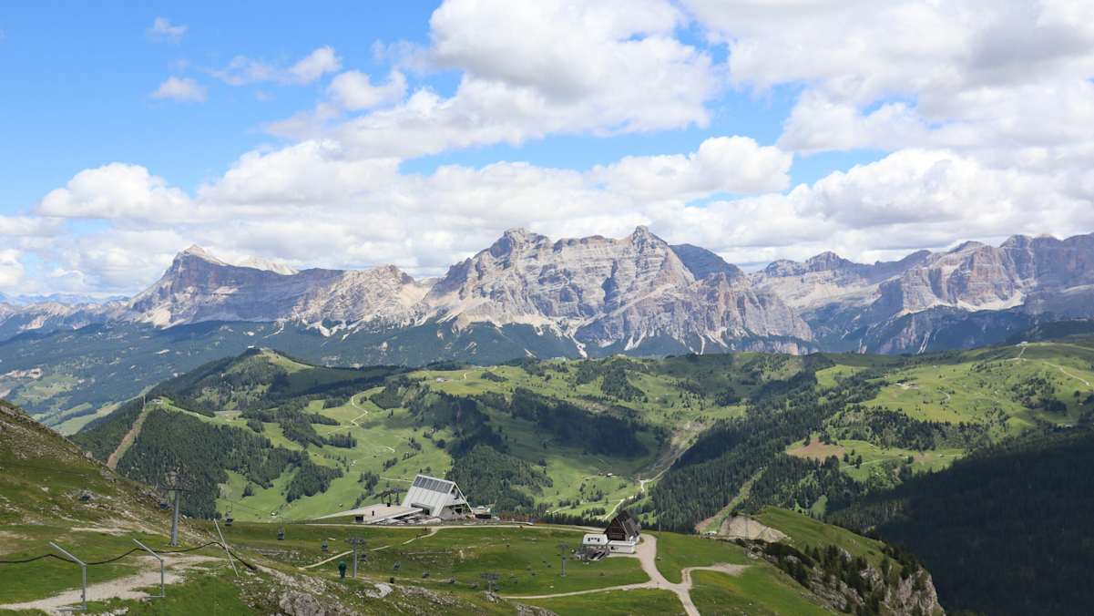 Blick auf die Kreuzkofelgruppe
