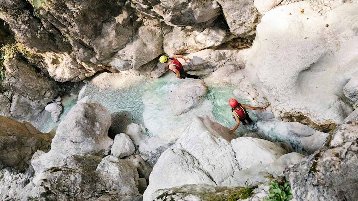 Canyoning in der glasklaren Enns