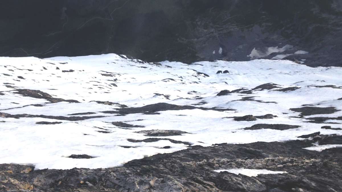 1.800 m Nordwand können entweder ganz viele oder bloß ein einziger Schritt 