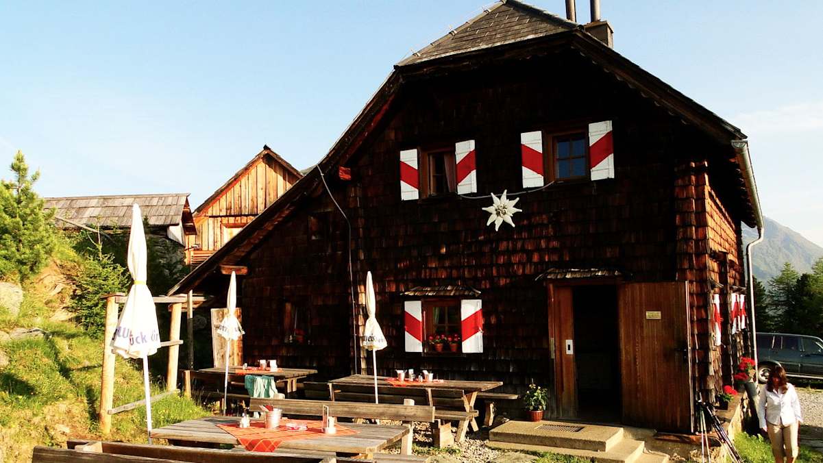 Die Grazer Hütte in den Schladminger Tauern in der Steiermark