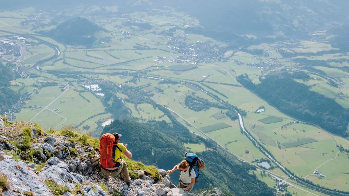 Bergsteiger am Grimming