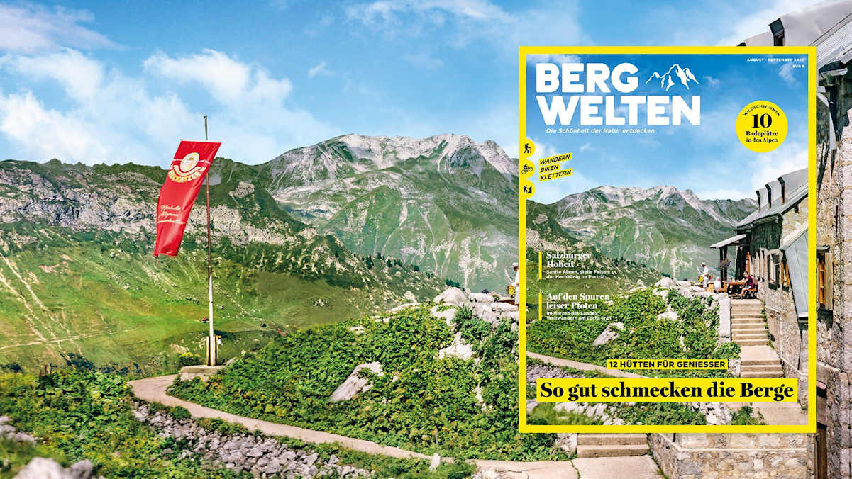 Das aktuelle Bergwelten Magazin (August/September 2020)