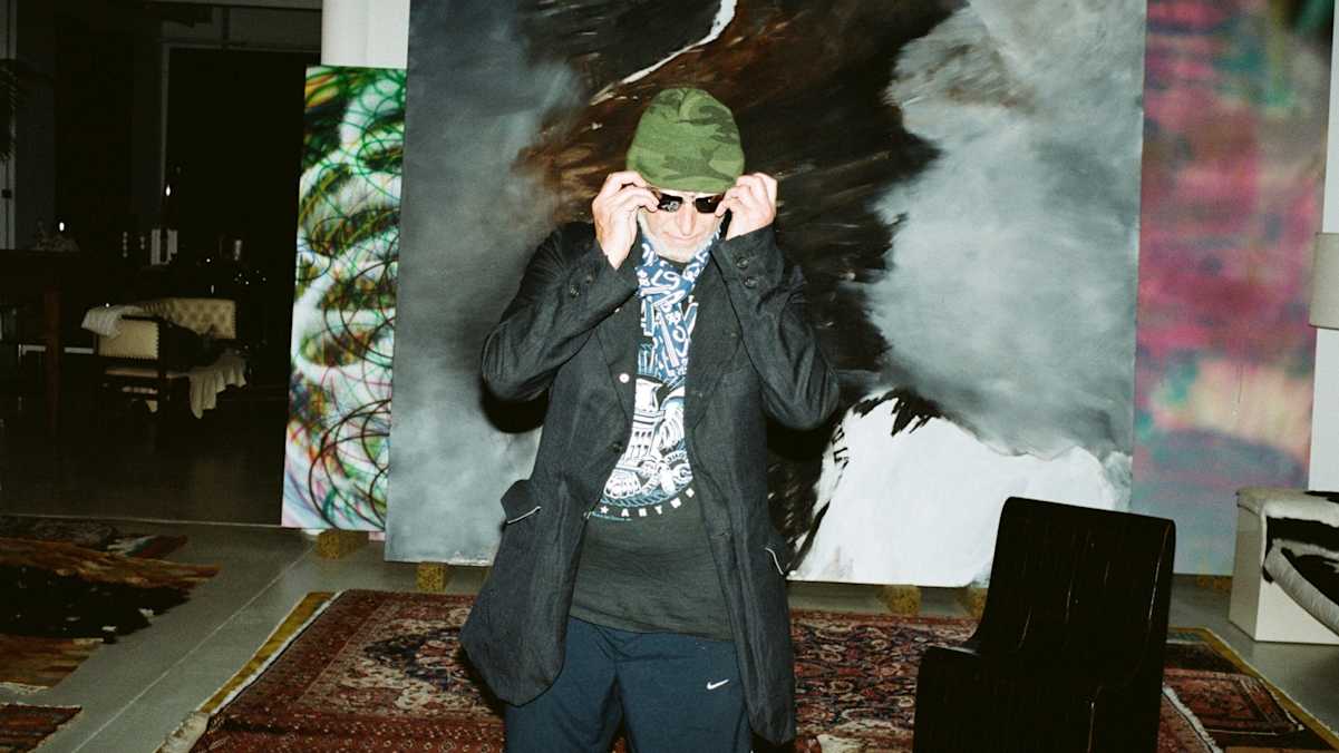 Maler Herbert Brandl.