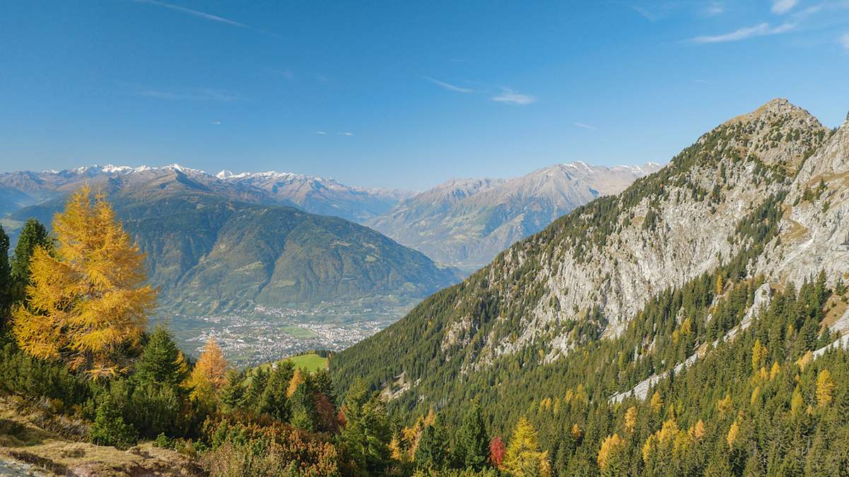 Herbstwanderung über Dorf Tirol