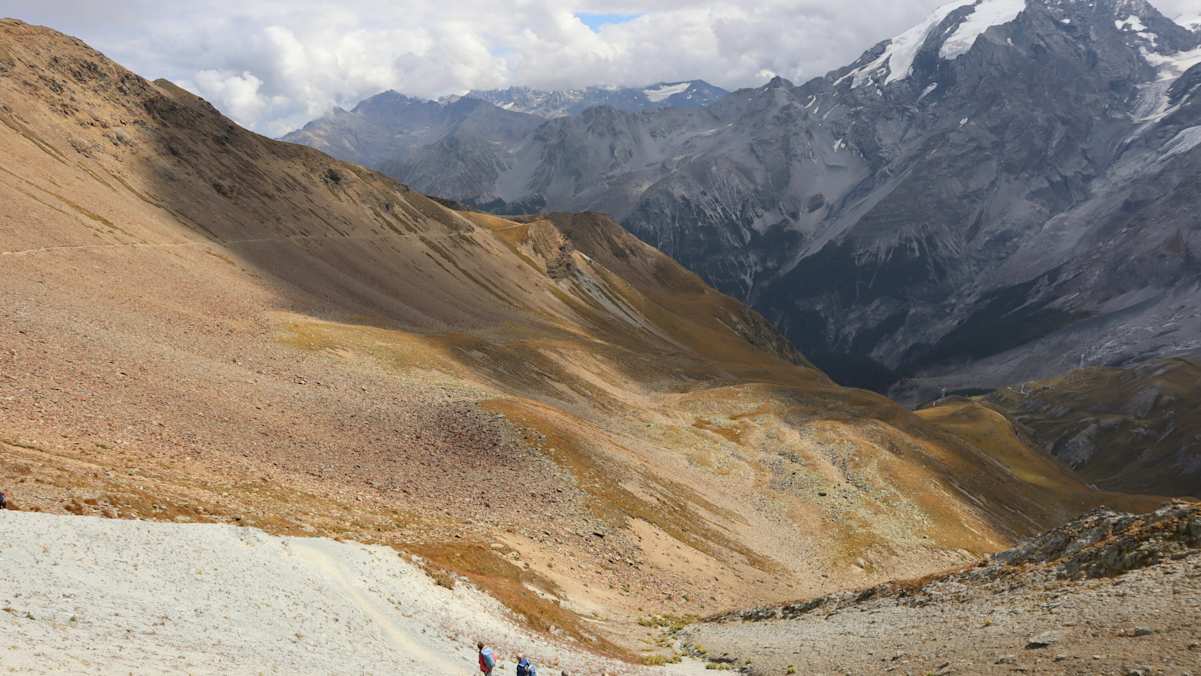 Der Goldseeweg und der Ortler