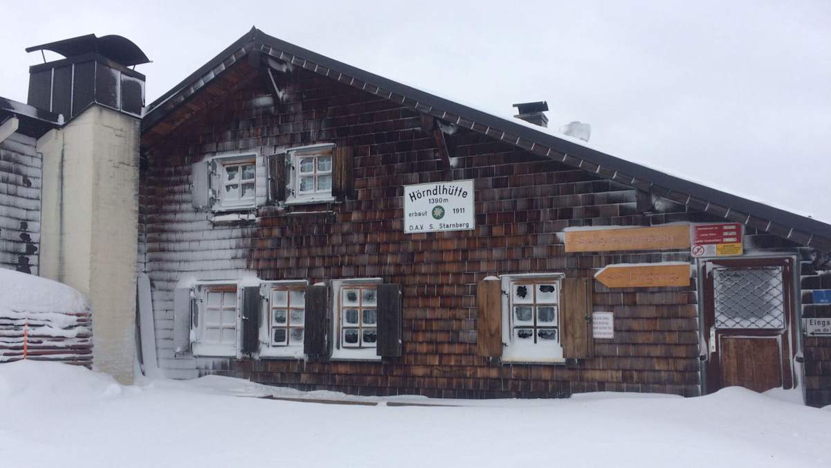 Hörnlehütte in Bayern