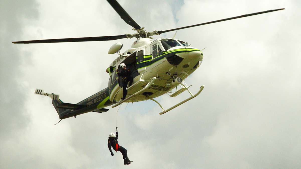 Rettungseinsatz aus der Luft