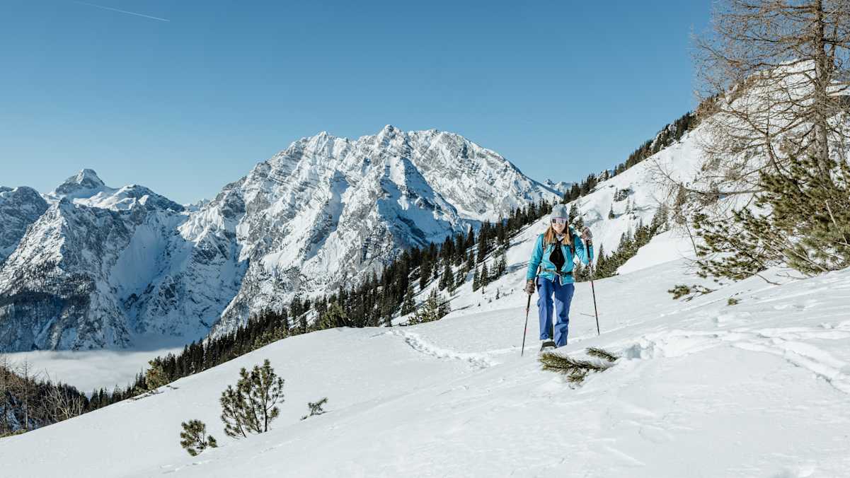 Mit Schneeschuhen durch die Alpen