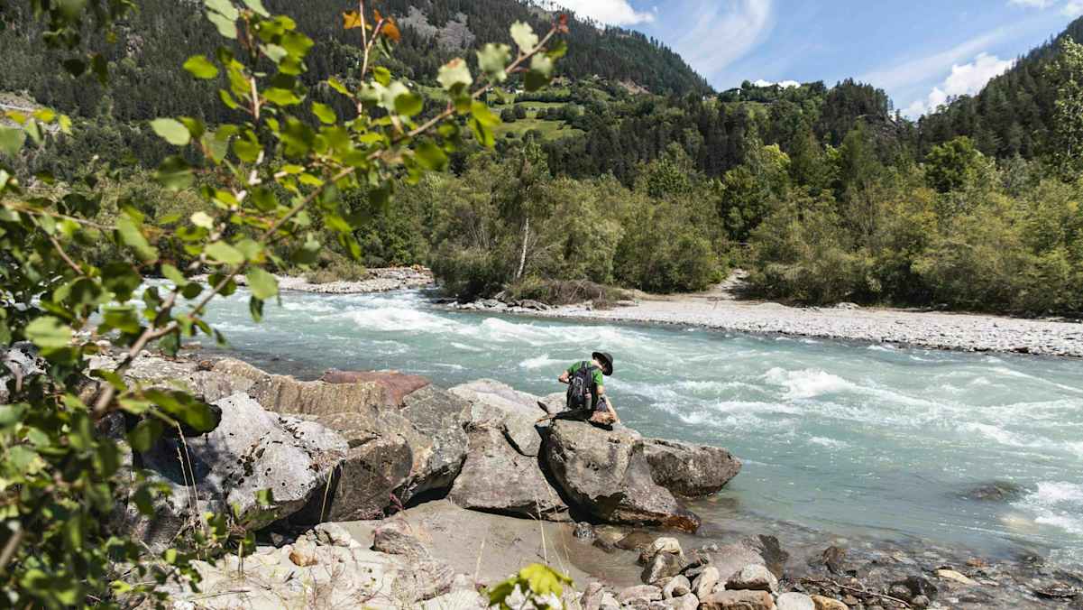 Die Isel in Osttirol ist einer der letzten frei fließenden Gletscherflüsse Mitteleuropas.