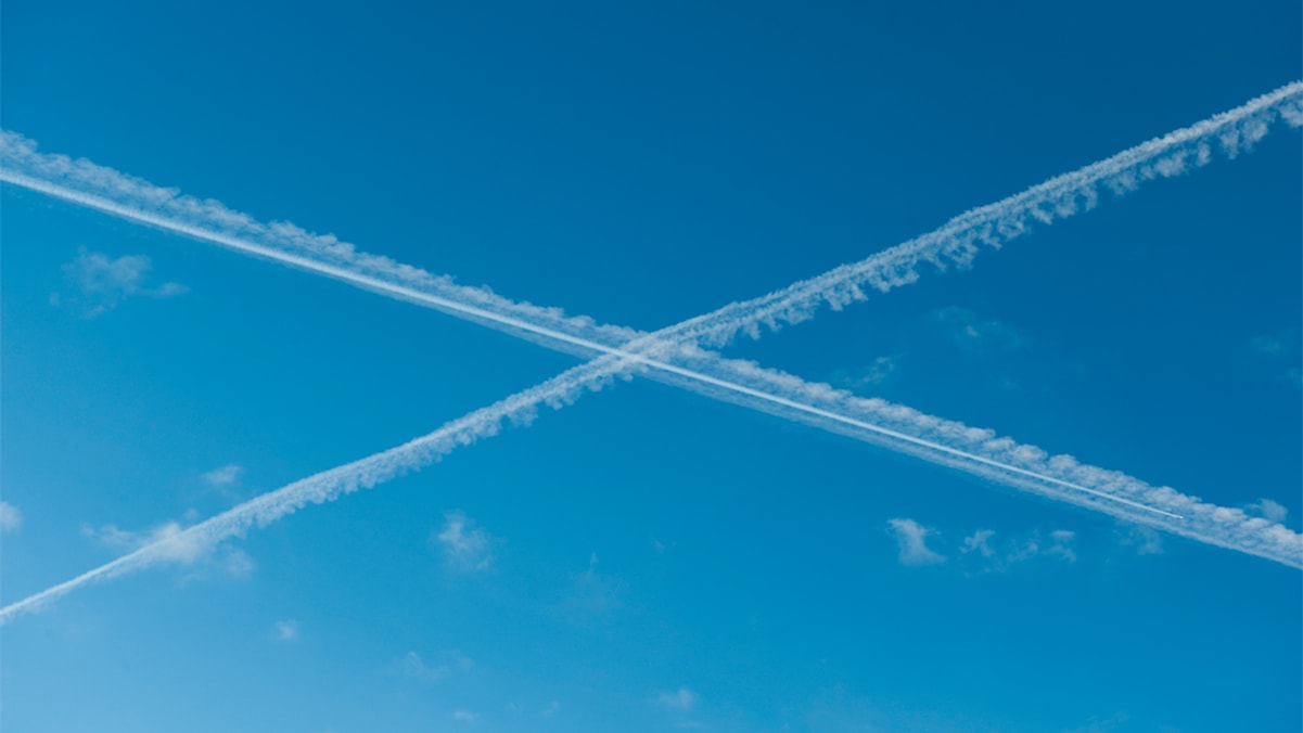 Wetterregel: Kondensstreifen