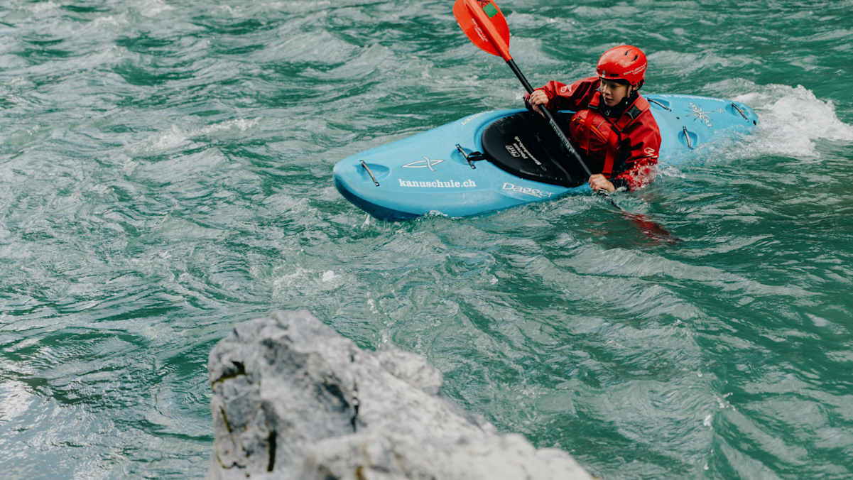 Mit dem Kajak dem Wasser ganz nah
