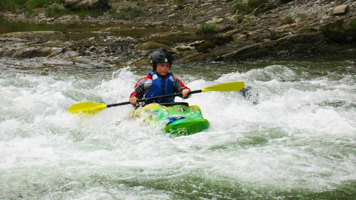 Kajaken mit Kindern