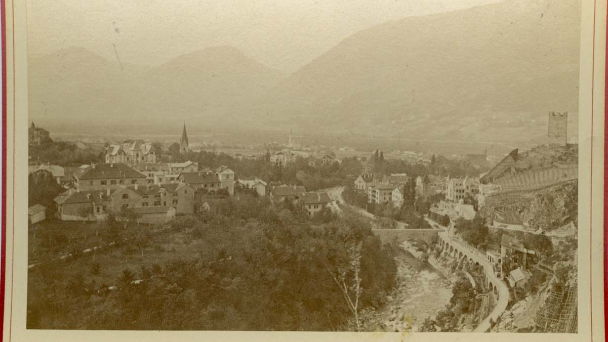 Historische Fotografie von Meran
