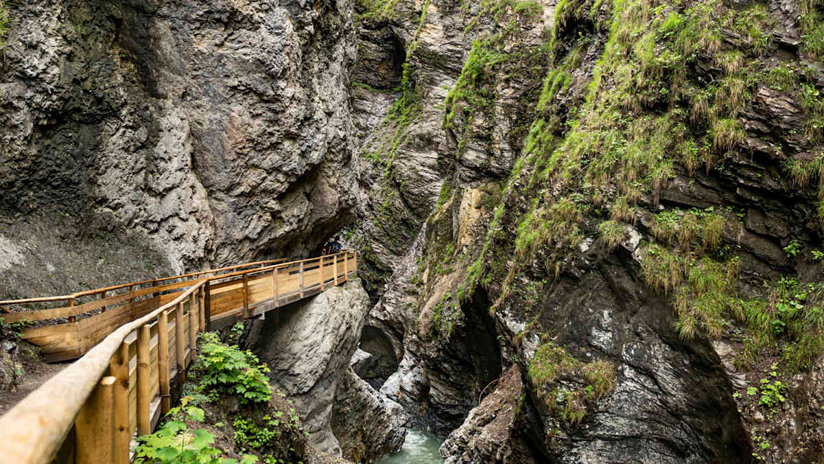 Holzsteg Lichtensteinklamm