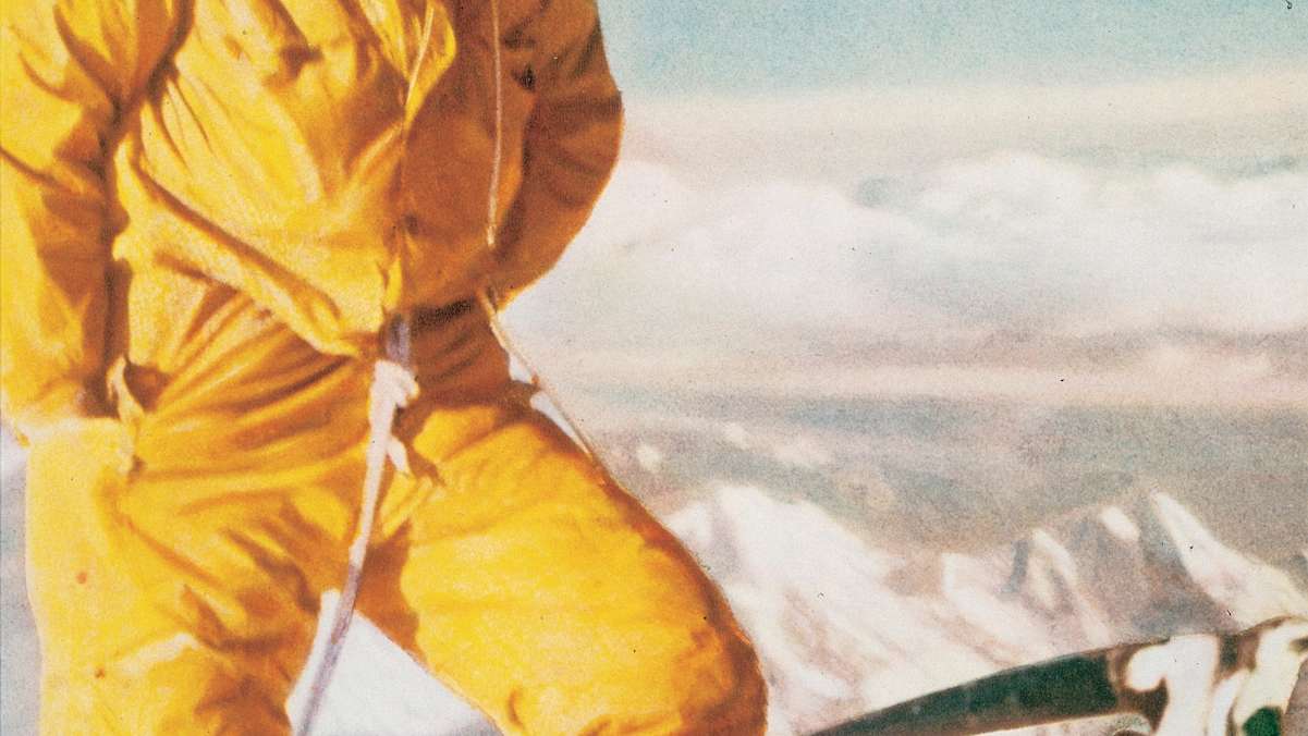 Als erste Menschen stehen Lino Lacedelli (im Bild) und Achille Compagnoni am 31. Juli 1954 auf dem Gipfel des K2.