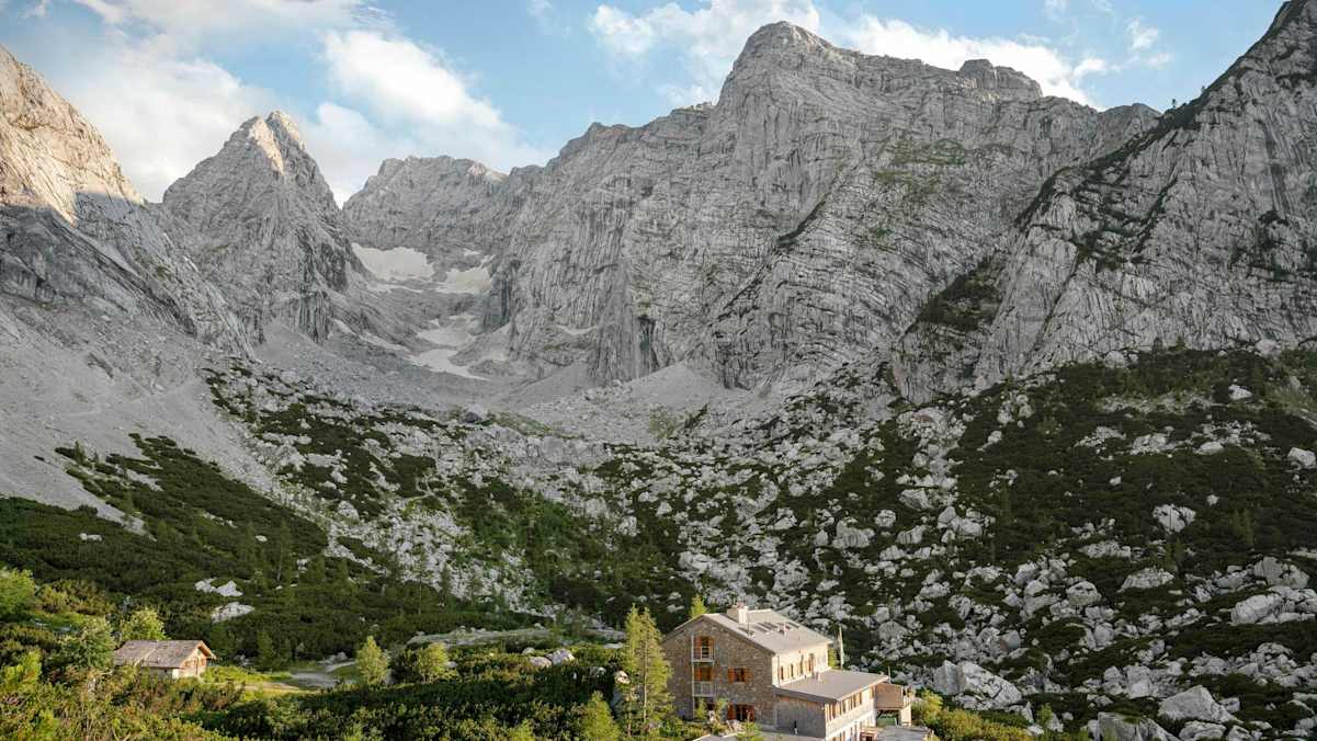 Die Blaueishütte im Blaueiskar