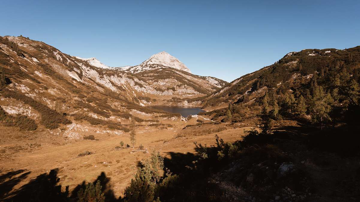 Der Wildensee am Fuße des Rinnerkogels.
