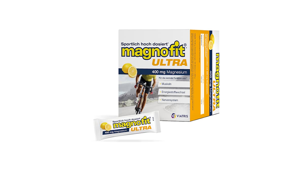 Magnofit ULTRA bietet dir Magnesium in praktischer Sticks-Form, die du von überall zu dir nehmen kannst.