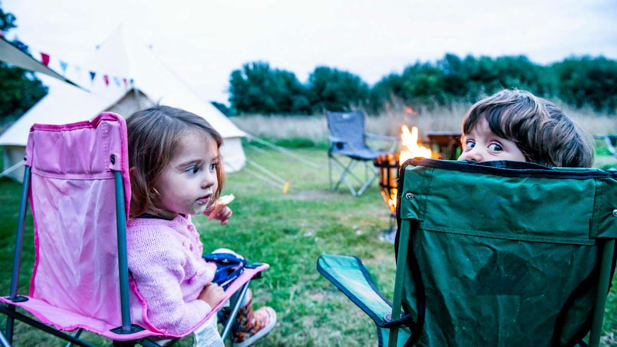 Campen in der Natur macht hungrig