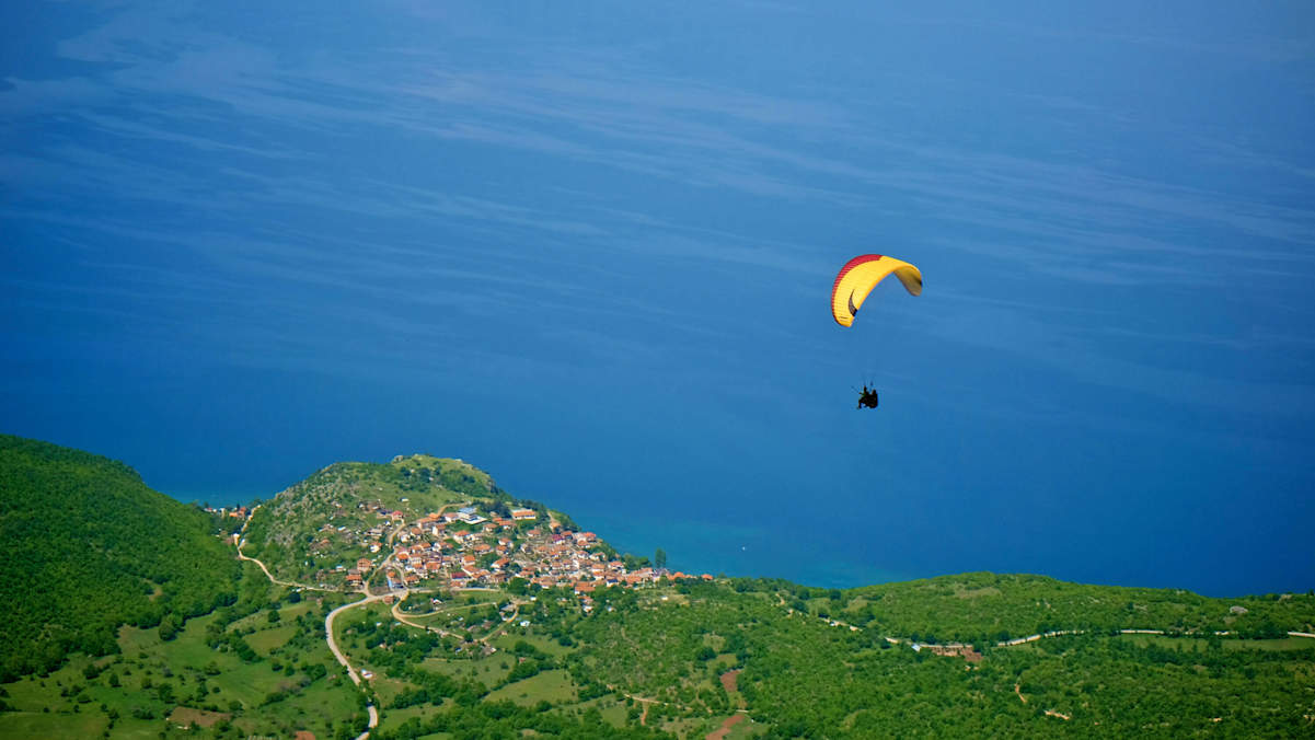 Mountainbike Ohridsee Mazedonien Bergwelten