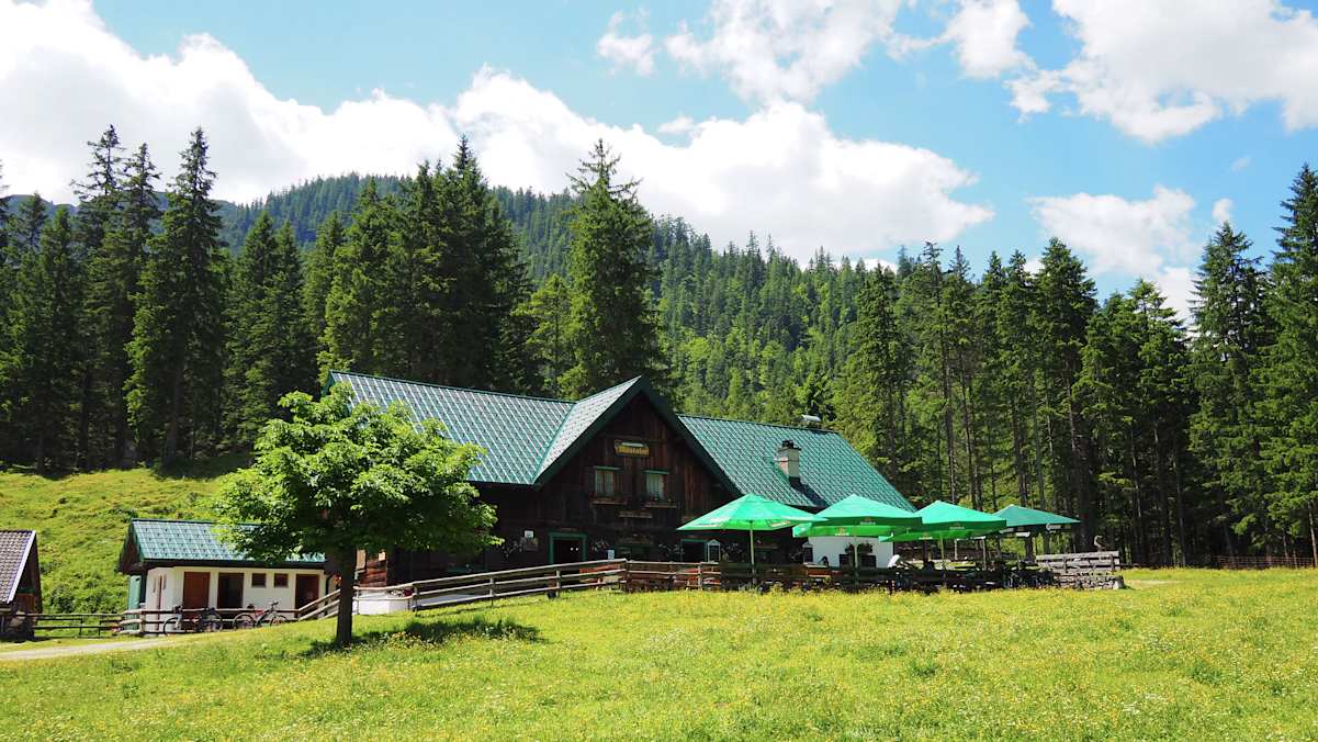 Die Möslalm im Karwendel in Tirol