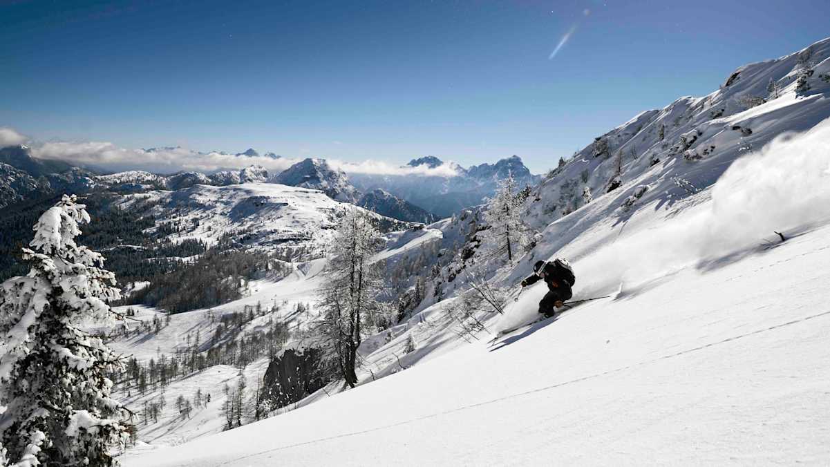 Die Touren am Nassfeld versprechen oft mehrere tolle Abfahrtsvarianten.