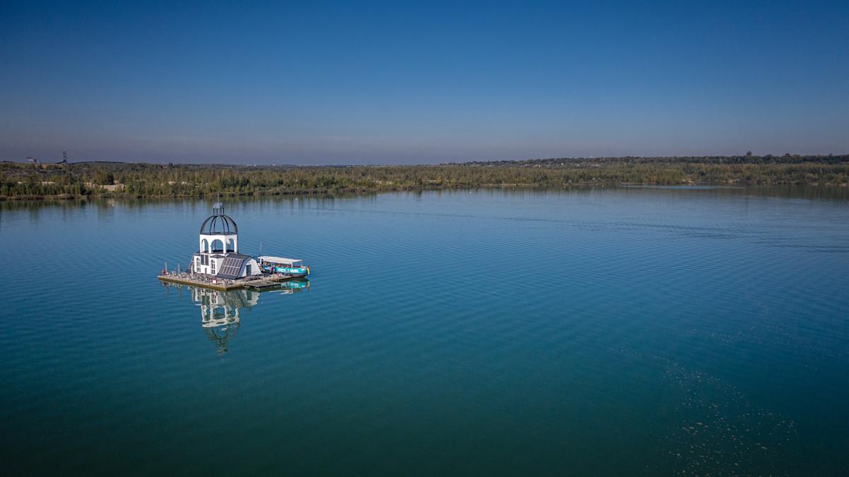 VINETA auf dem Störmthaler See