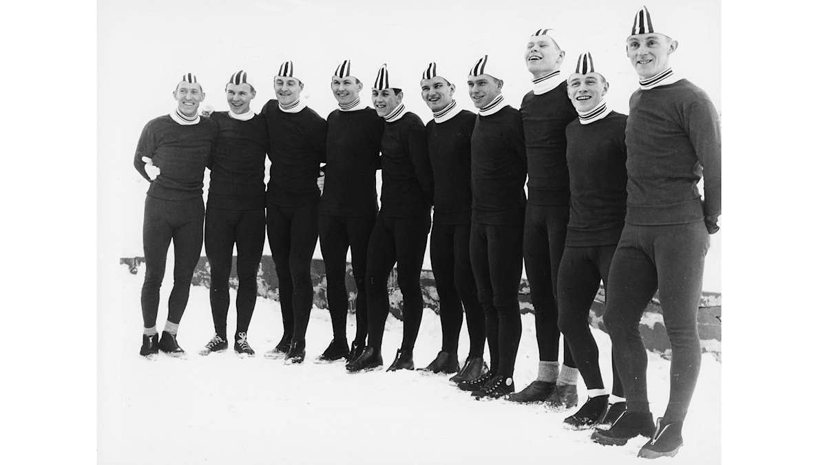 Die norwegische Nationalmannschaft 1964.