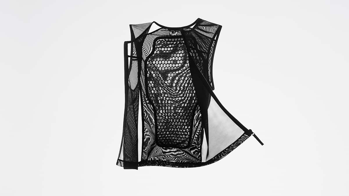 POC VPD Max Vest in Schwarz, mit Level 2 zertifiziertem Rückenschutz, leicht, flexibel und ideal für Wintersport.