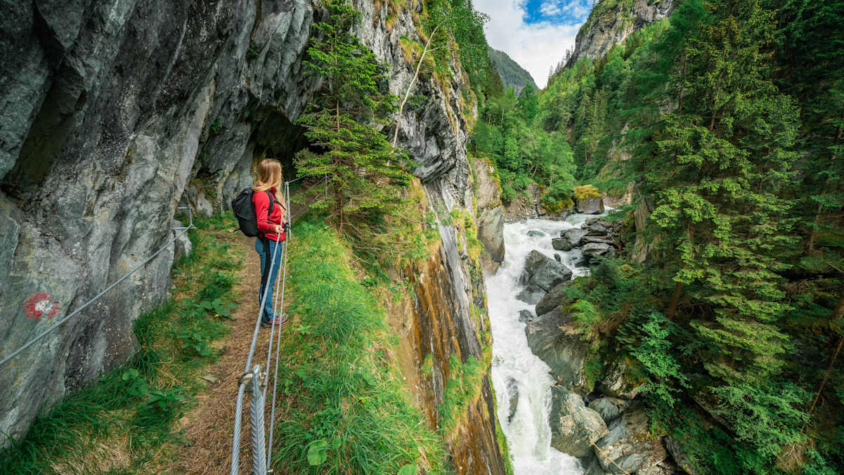 Das Naturjuwel Proßeggklamm in Matrei ist nach 20 Jahren wieder begehbar.