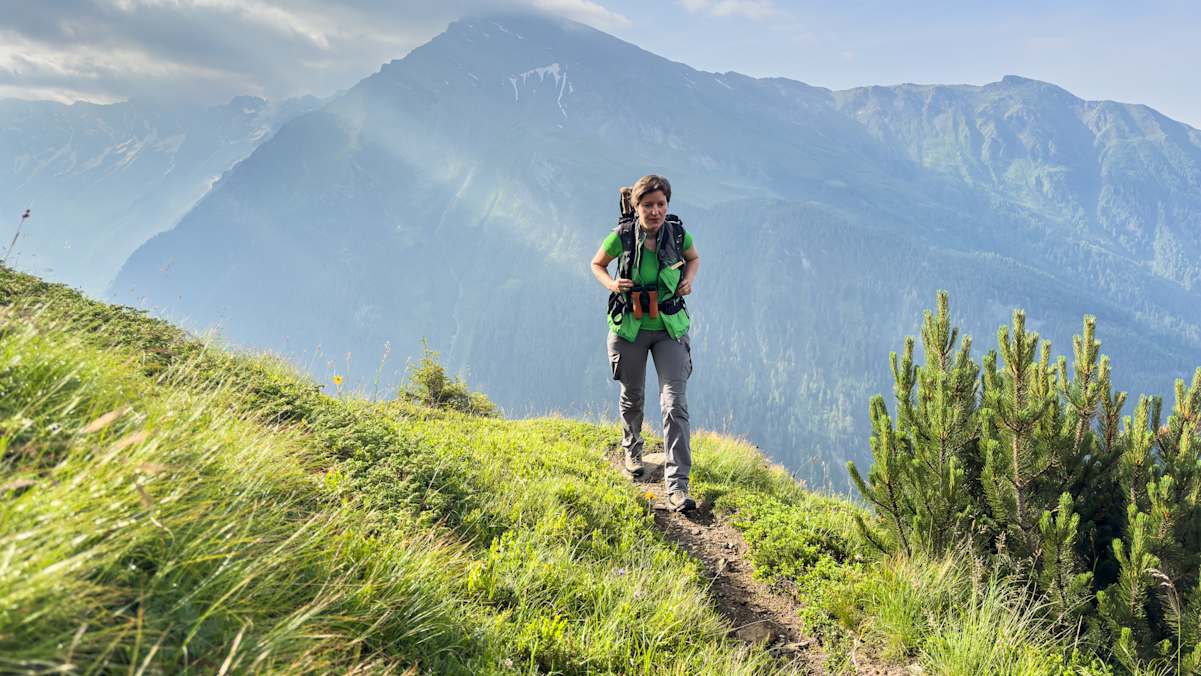 Die Wissenschaftlerin Katharina Aichhorn ist im Nationalpark für die Koordination von Langzeitmonitoringprojekten zuständig