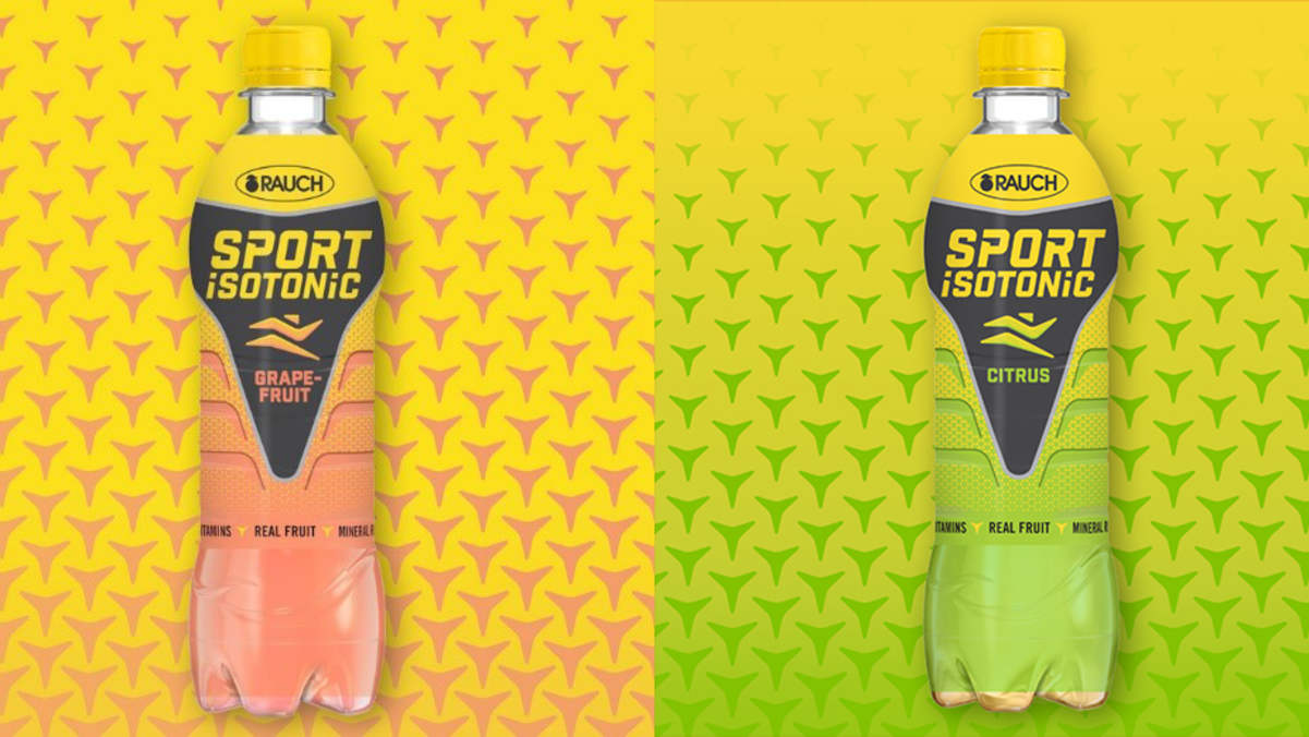Volle Kraft voraus: Mit RAUCH Sport Isotonic tankst du Schluck für Schluck frische Energie und Vitamine.