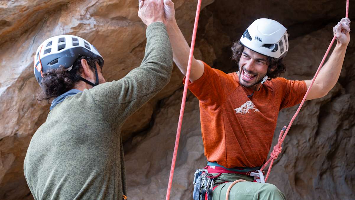 Kletterer und Sicherer tragen beide Verantwortung für die Sicherheit beim Sportklettern