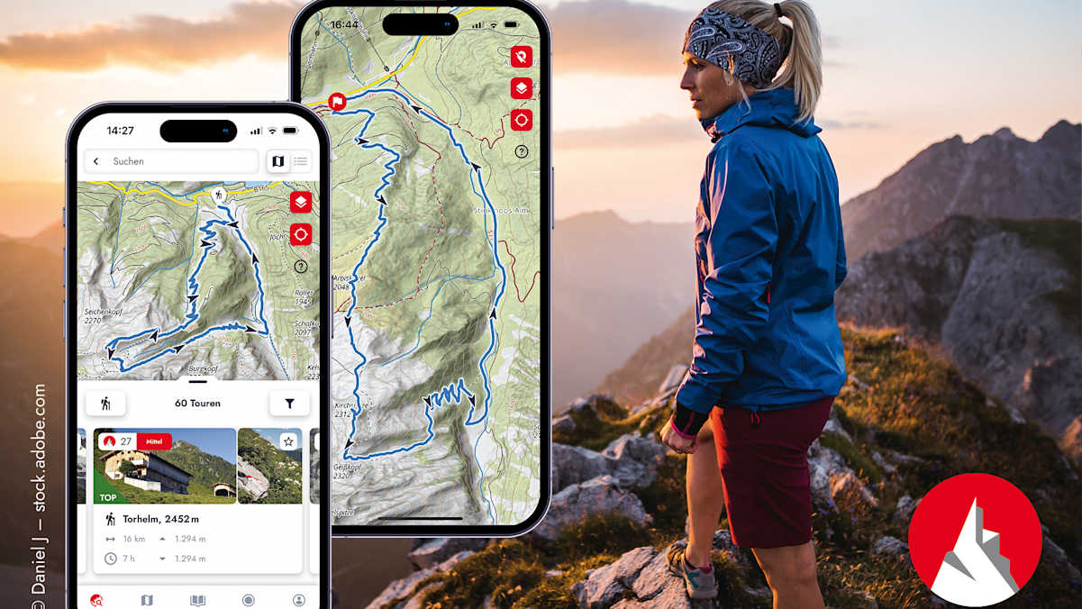 Die praktische Rother App ist immer dabei.